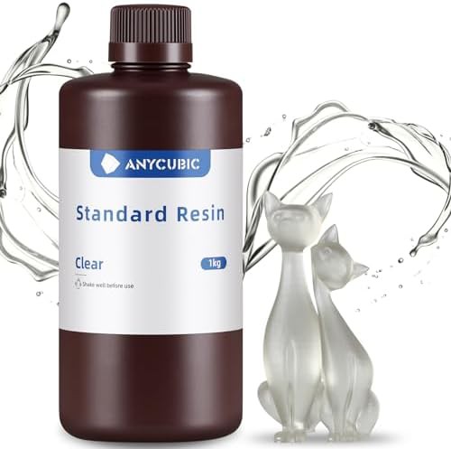 Clear high precision UV curing resin