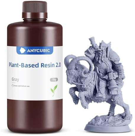 Grey plant based uv curing resin 1kg