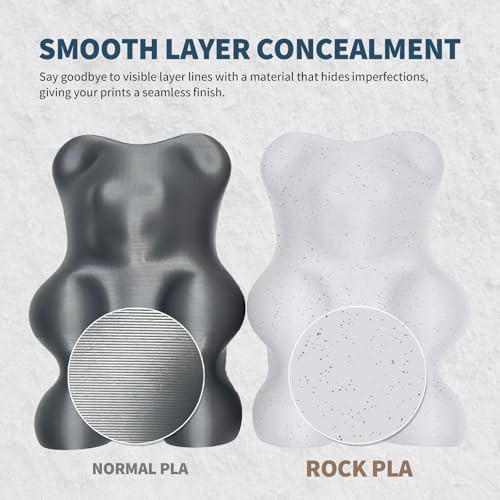 Rock white marble PLA filament — photo 5