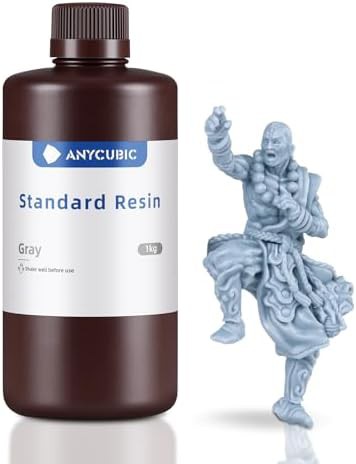 Grey fast curing UV photopolymer resin 1kg