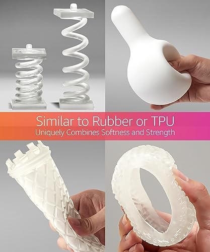 Clear flexible rubber 3D resin — photo 5