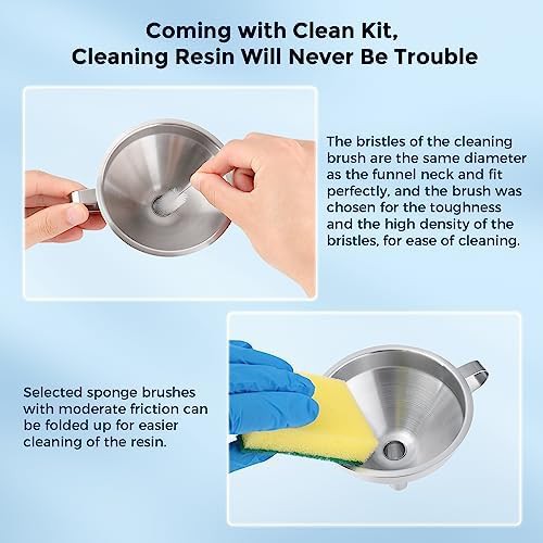 Stainless steel resin filter and cleaning kit — photo 4