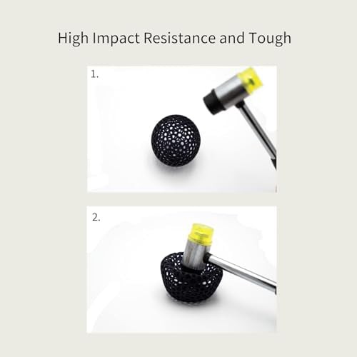 Flexible tenacious obsidian black resin — photo 3