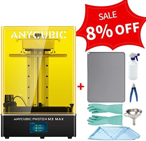 Large resin printer with accessory tool kit