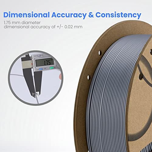 Black PLA filament one kilogram spool — photo 3