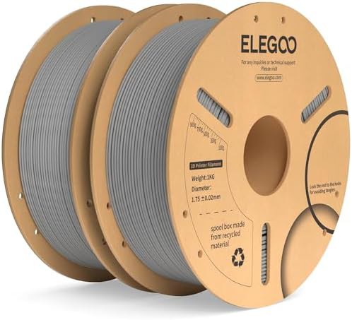 Gray PLA plus tough and strong filament