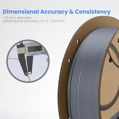 Gray PLA filament two kilogram pack — photo 3