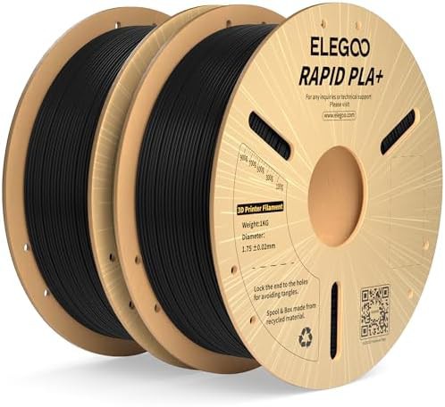 Rapid black pla plus two kg filament