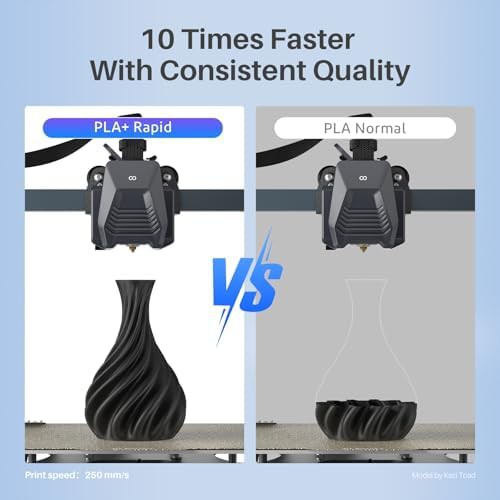 Rapid black pla plus two kg filament — photo 3