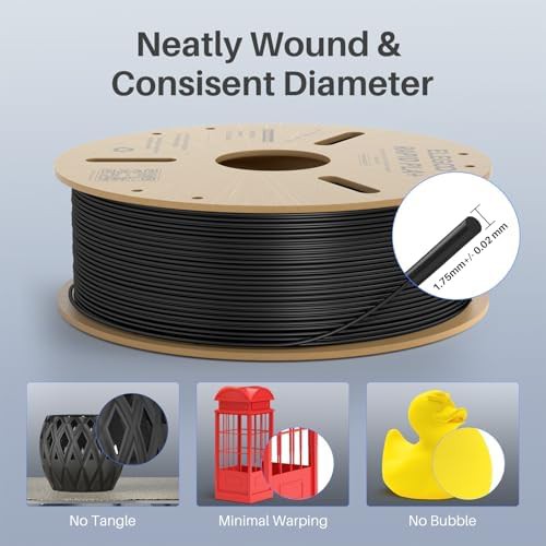 Rapid black pla plus two kg filament — photo 4
