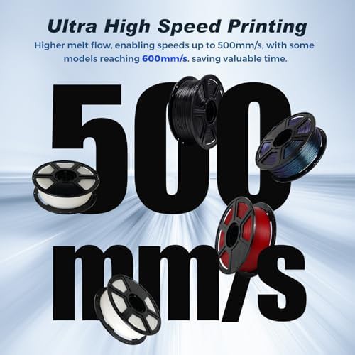 Ruby red high speed PLA filament — photo 3