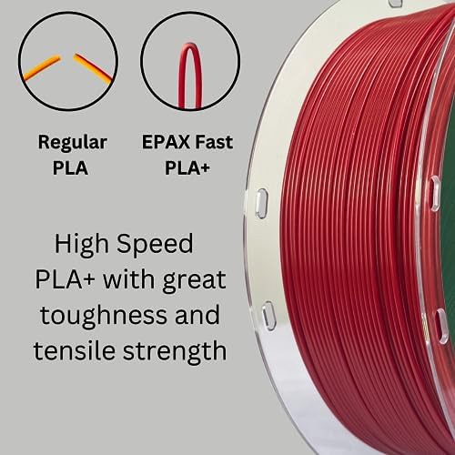 Black high speed PLA plus filament 1kg — photo 3