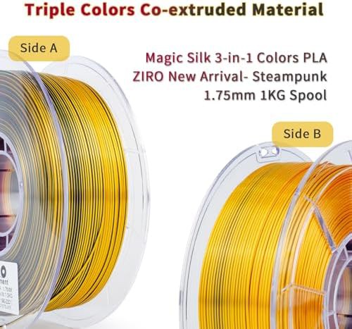 Steam punk silk color co-extruded filament — photo 3