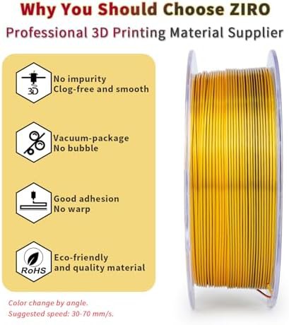 Steam punk silk color co-extruded filament — photo 4