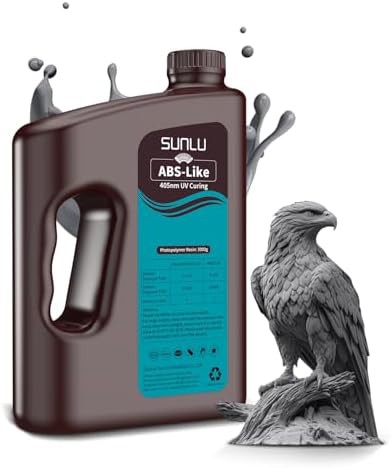 Dark grey abs-like high precision resin