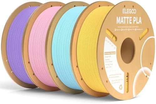 Matte PLA multi color four pack bundle