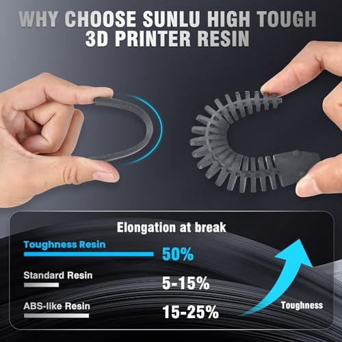 White high toughness flexible resin 1kg — photo 3