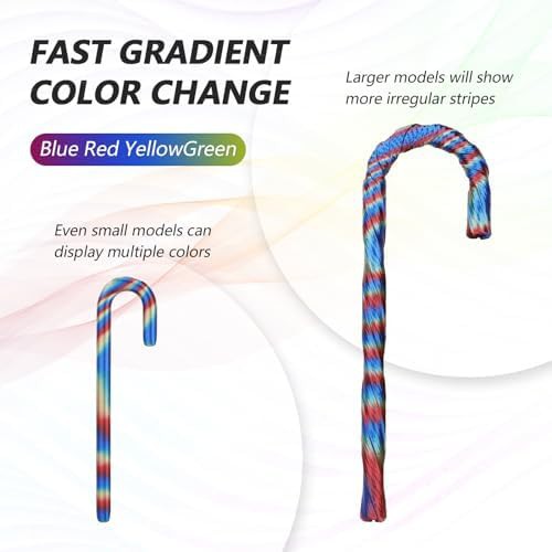 Silk rainbow fast color change filament — photo 3