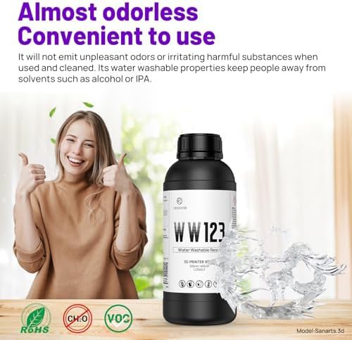 Water washable crystal clear resin 1kg — photo 3