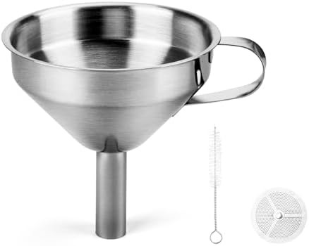 Stainless steel resin filter funnel