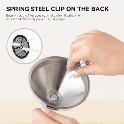 Stainless steel resin filter funnel — photo 4