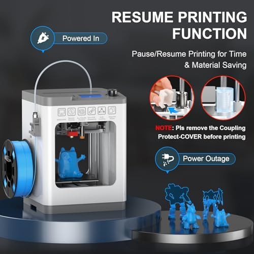 Mini PLA printer with LCD screen — photo 3