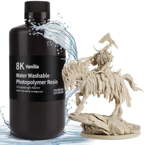 Vanilla eight k water washable resin