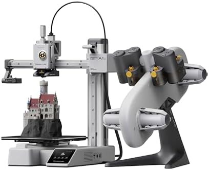 Mini multi color printer with AMS