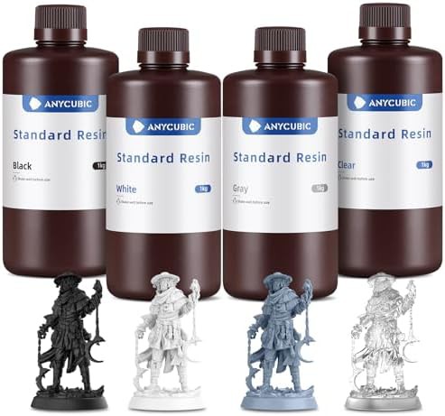 Multi color resin bundle four pack