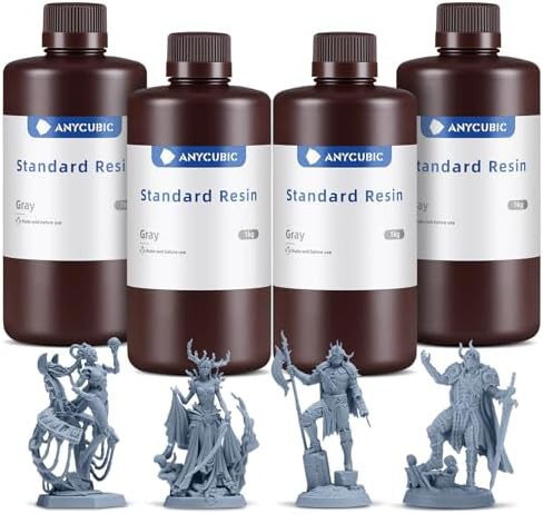 Grey LCD resin four pack bundle