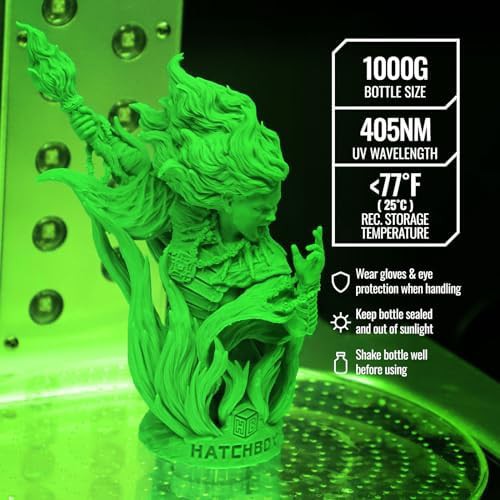 Green high precision resin for LCD printers — photo 4
