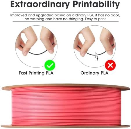 Pink high speed PLA filament — photo 3