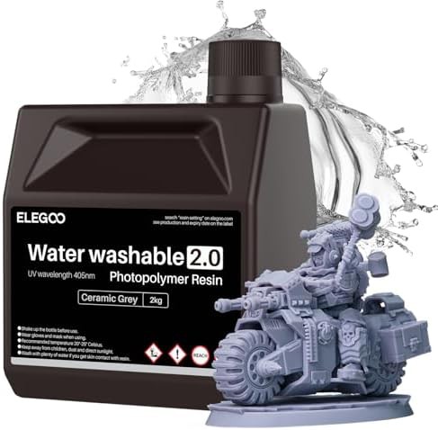 Ceramic grey water washable resin