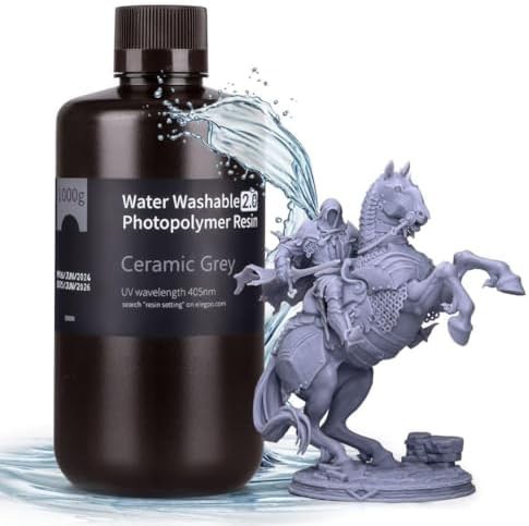 Version two ceramic grey water washable resin