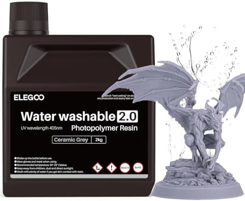 Gray water washable two kilogram resin