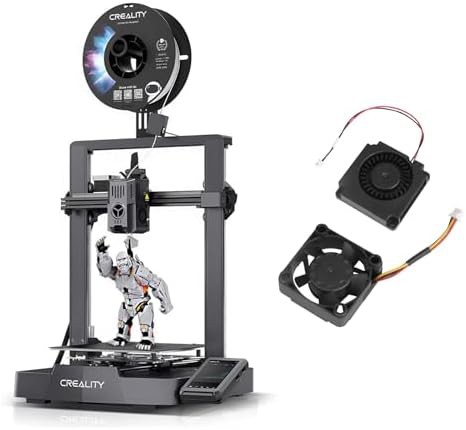 High speed desktop printer with dual cooling fans