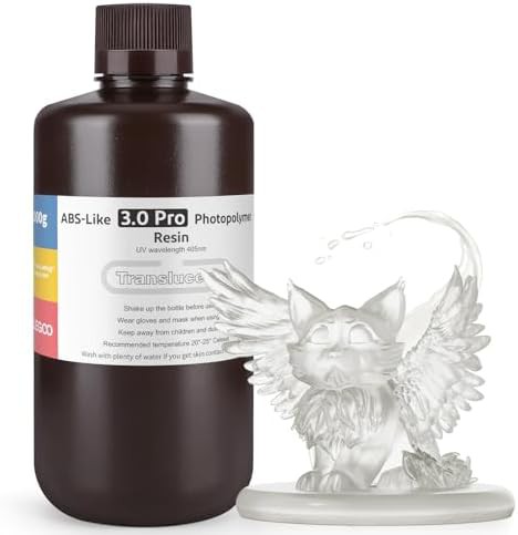 Clear abs like three pro resin