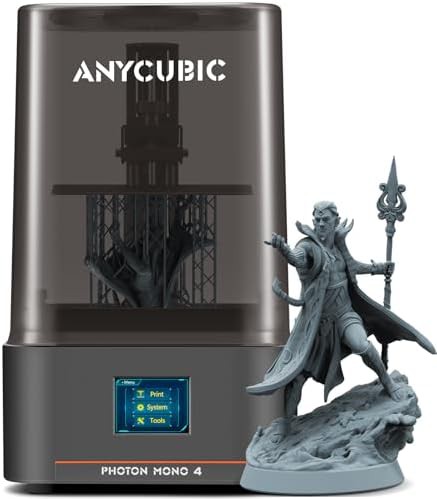 High resolution resin printer with 10k screen