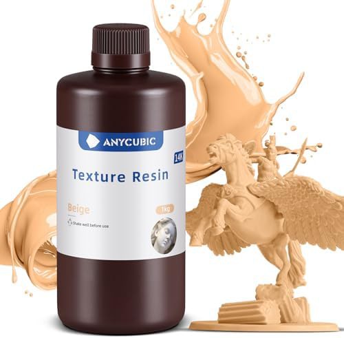 Beige matte finish 14k precision resin