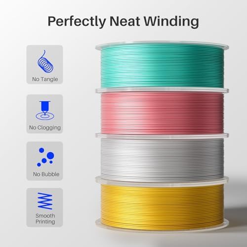 Silk PLA dual color blue green filament — photo 3