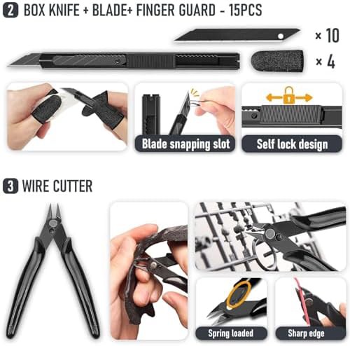 Manual finishing and deburring tool set — photo 4