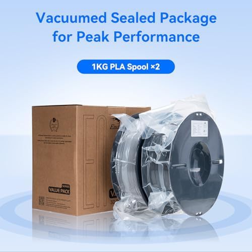 Black and white pla filament two pack — photo 5
