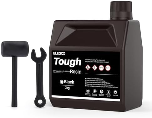 Black tough high elasticity resin