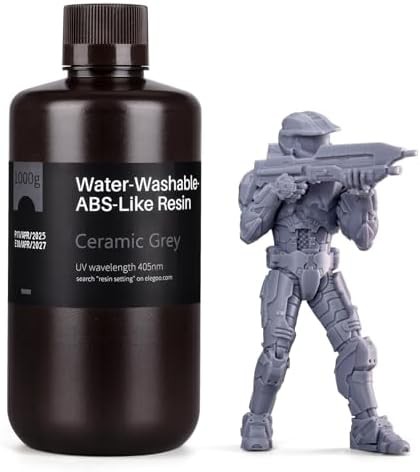 Ceramic grey water washable abs like resin