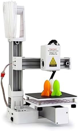 White mini FDM printer for beginners