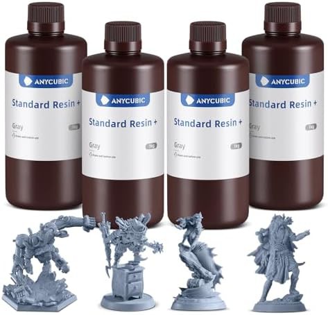 Standard plus grey resin four pack