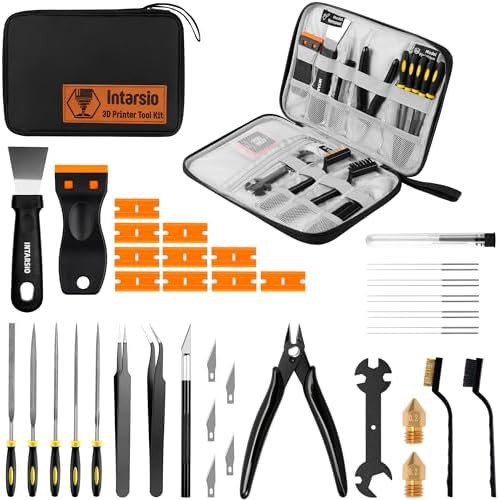 Thirty four piece cleaning and finishing kit