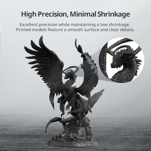 Black tough high precision resin 2kg — photo 3