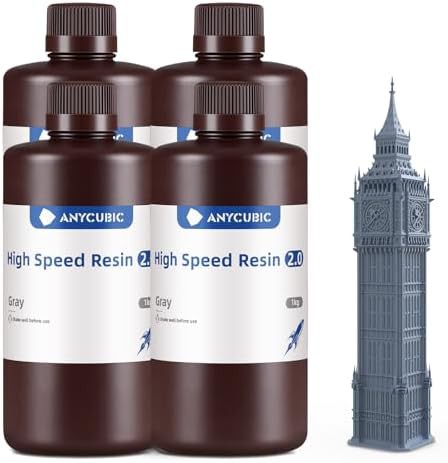 High speed grey resin 4kg bottle