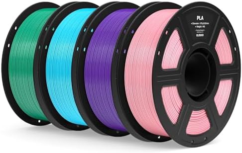 Multi color PLA filament four pack bundle